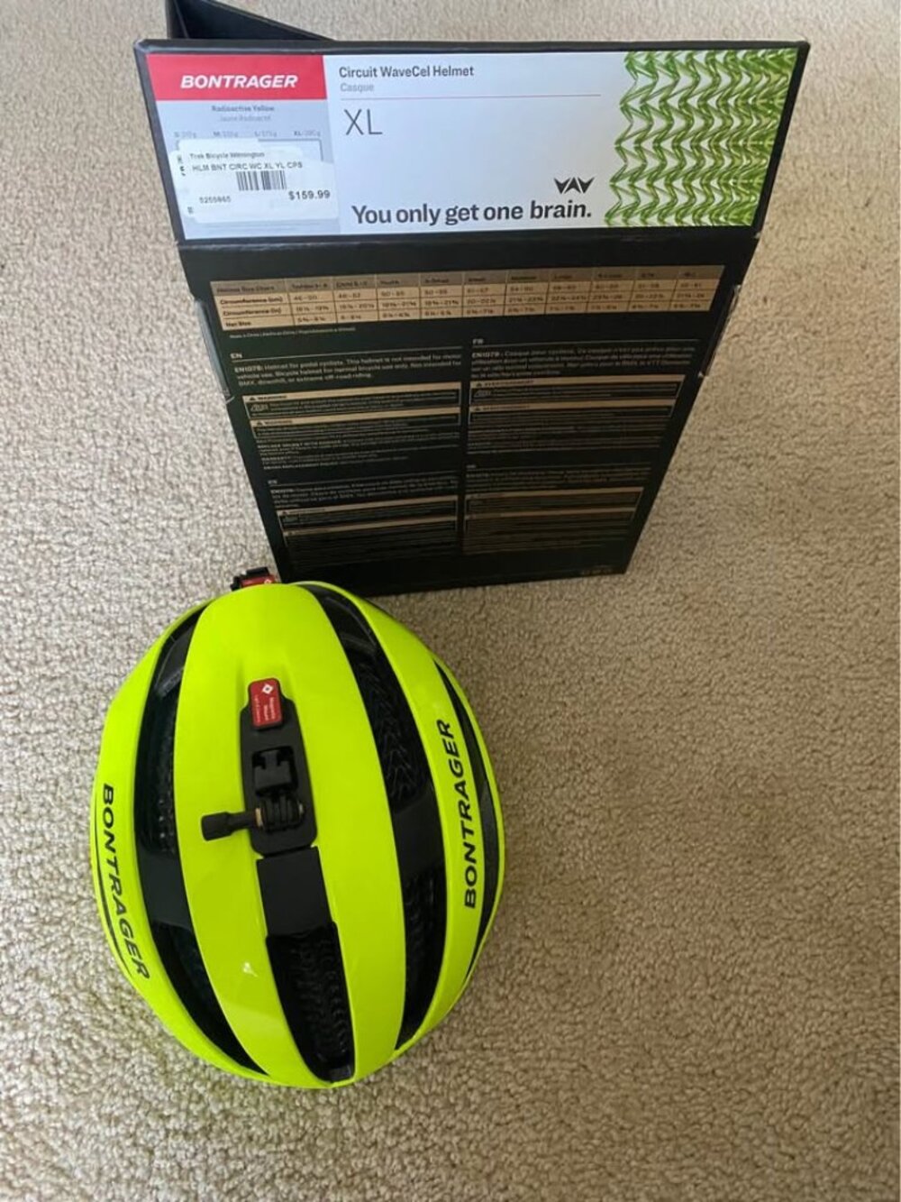 Bontrager circuit wavecel helmet